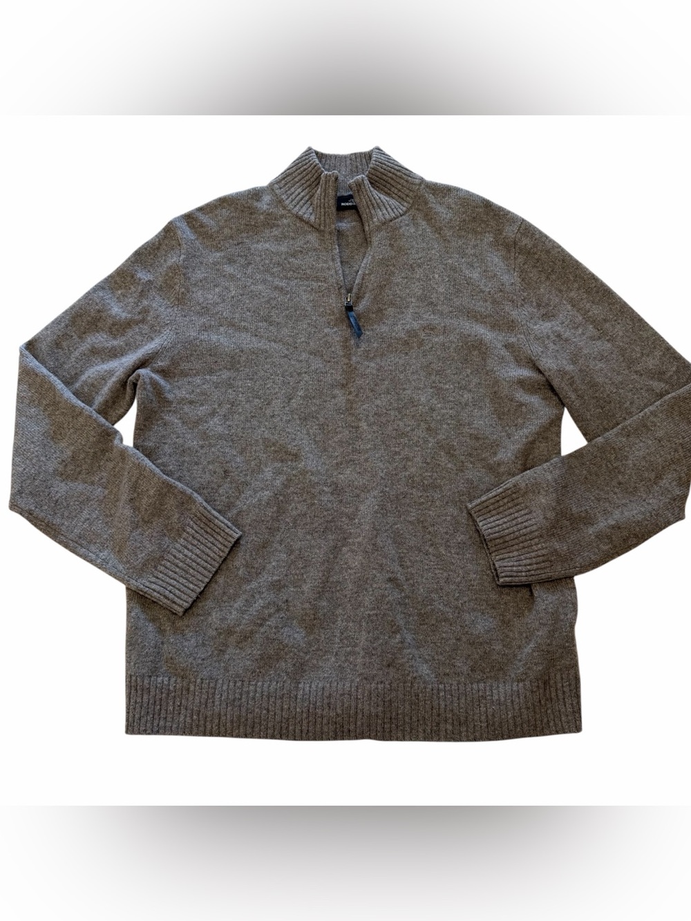 Rodd & Gunn Men's Brown Quarter-Zip Sweater
